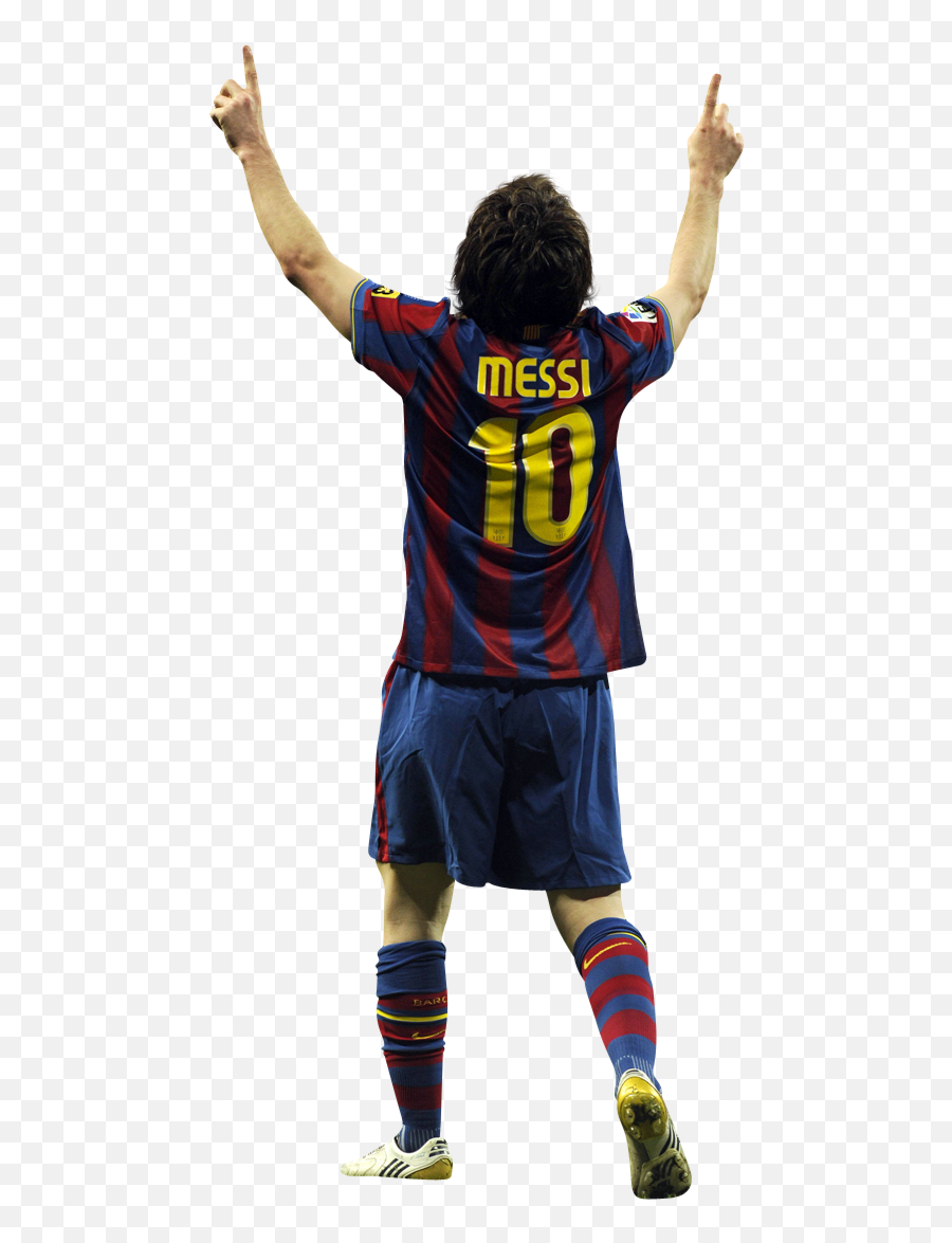 Download Lionel Messi Png Transparent - Lionel Messi Back Png Emoji,Messi Png
