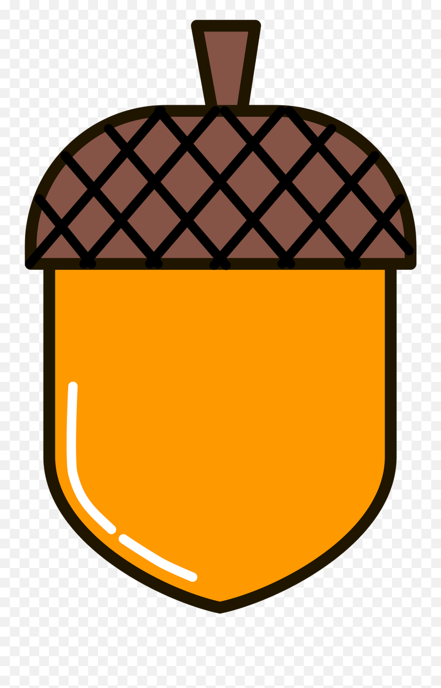 Acorn Clipart - Vertical Emoji,Acorn Clipart