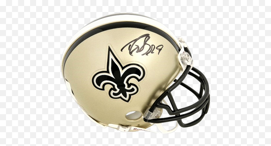 Orleans Saints Mini Helmet - Saints Emoji,Drew Brees Png