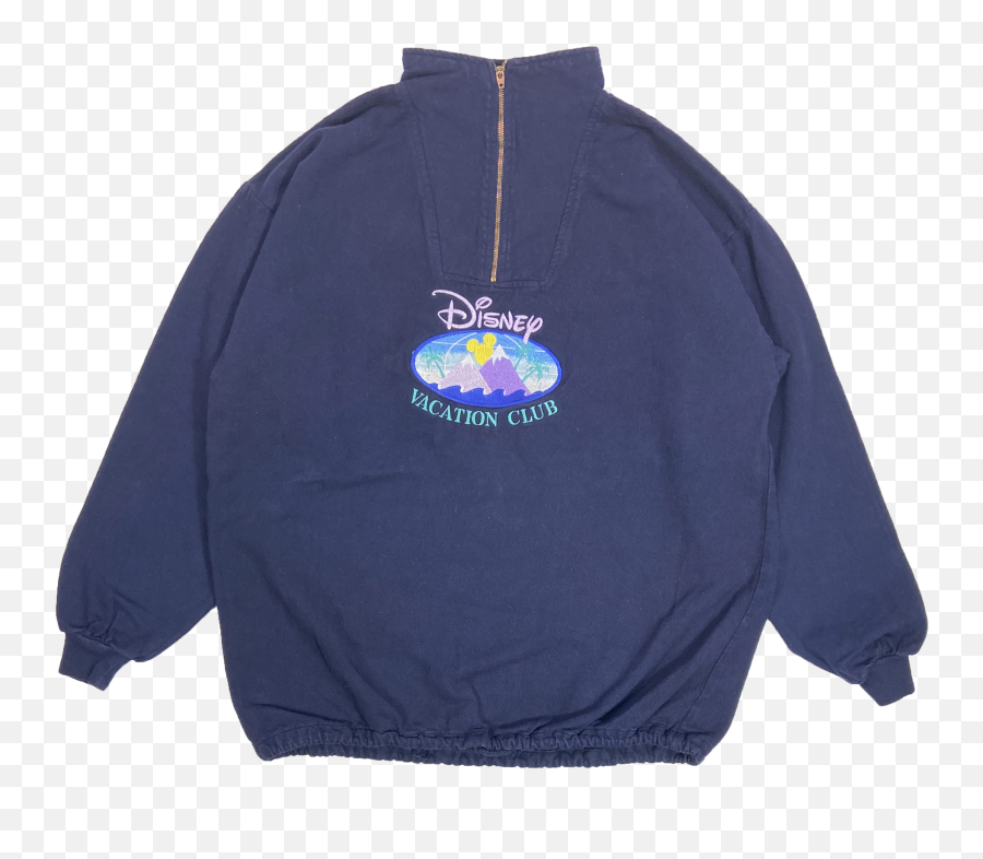 90u0027s Disney Vacation Club Made In Usa Vintage Half - Zip Sweatshirt 3632 Long Sleeve Emoji,Disney Vacation Club Logo