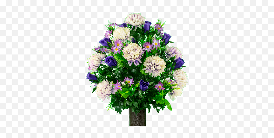 Flowers For Cemeteries Emoji,Purple Rose Png