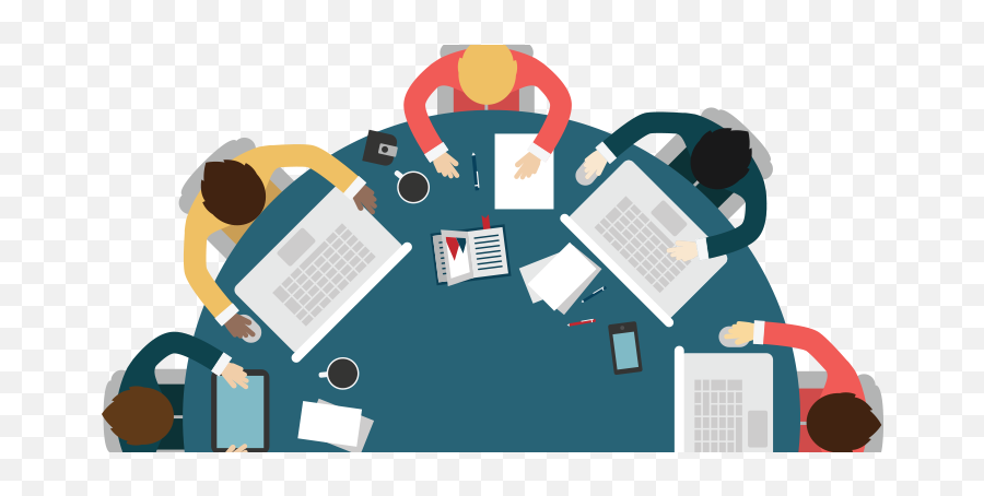 Staff Augmentation Organization Outsourcing Business Emoji,Round Table Clipart