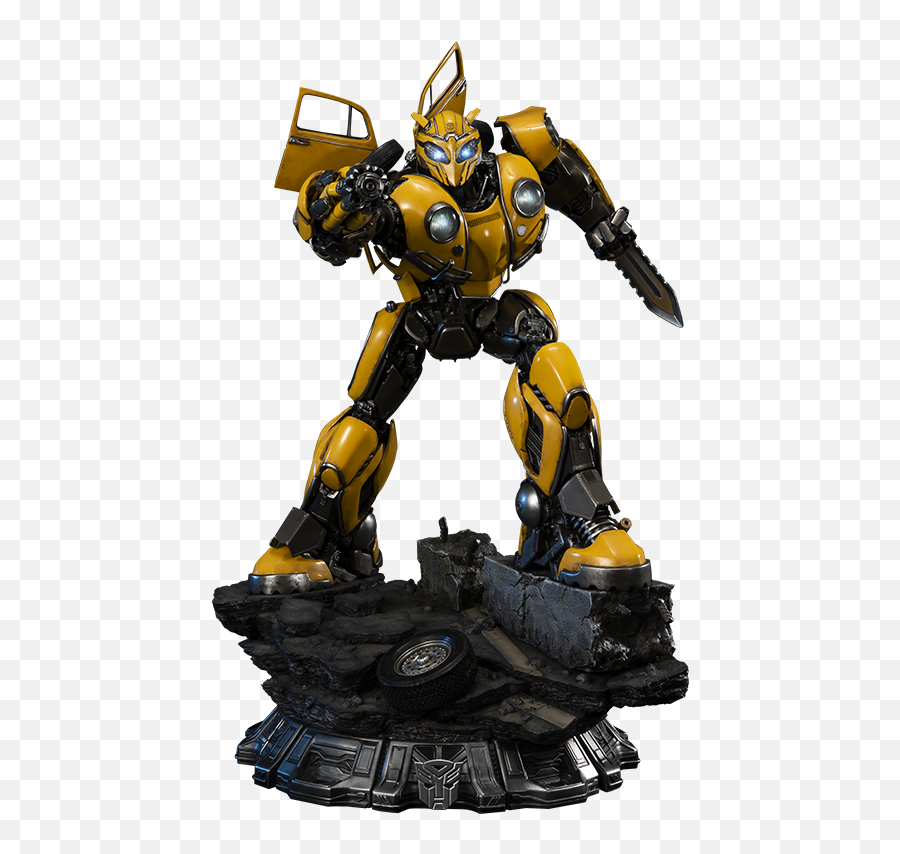 Transformers Bumblebee Statue By Prime 1 Studio - Transformers Xm Statue Png Emoji,Autobot Logo