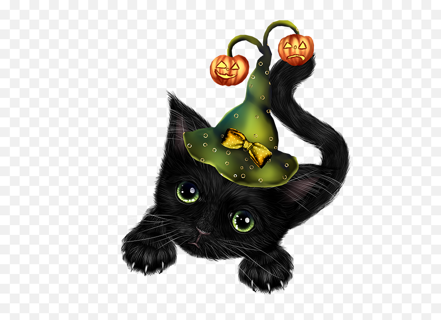 Kitten Clipart Whimsical Cat Kitten Whimsical Cat - Whimsical Christmas Cat Clipart Emoji,Kitten Clipart