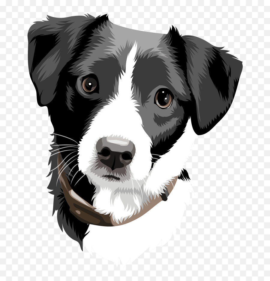Black And White Dog Art Online Emoji,Boxer Dog Clipart Black And White