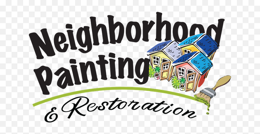 Neighborhood Painting Restoration - Language Emoji,Painting Logo