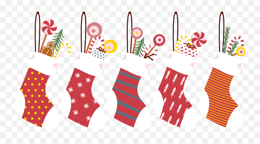 Christmas Stockings Clipart - Girly Emoji,Christmas Stocking Clipart