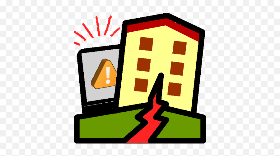 Earthquake Shake Alert - Clipart Earthquake Pictures Cartoon Emoji,Earthquake Clipart