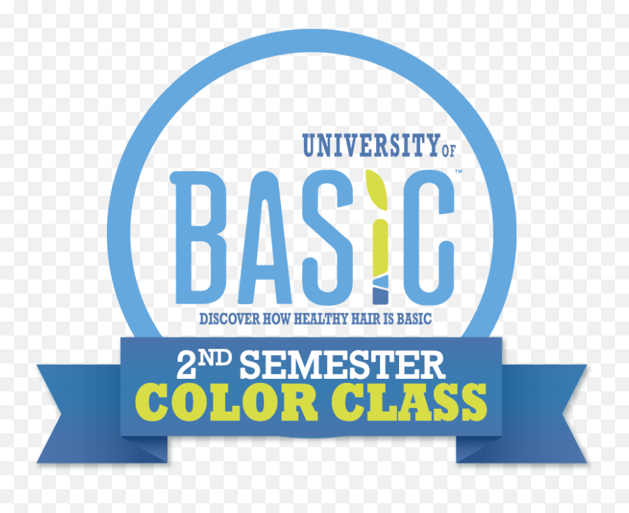 3rd Semester - Basic Color Class Basic Hair Care System Parc Ela Emoji,Uab Logo