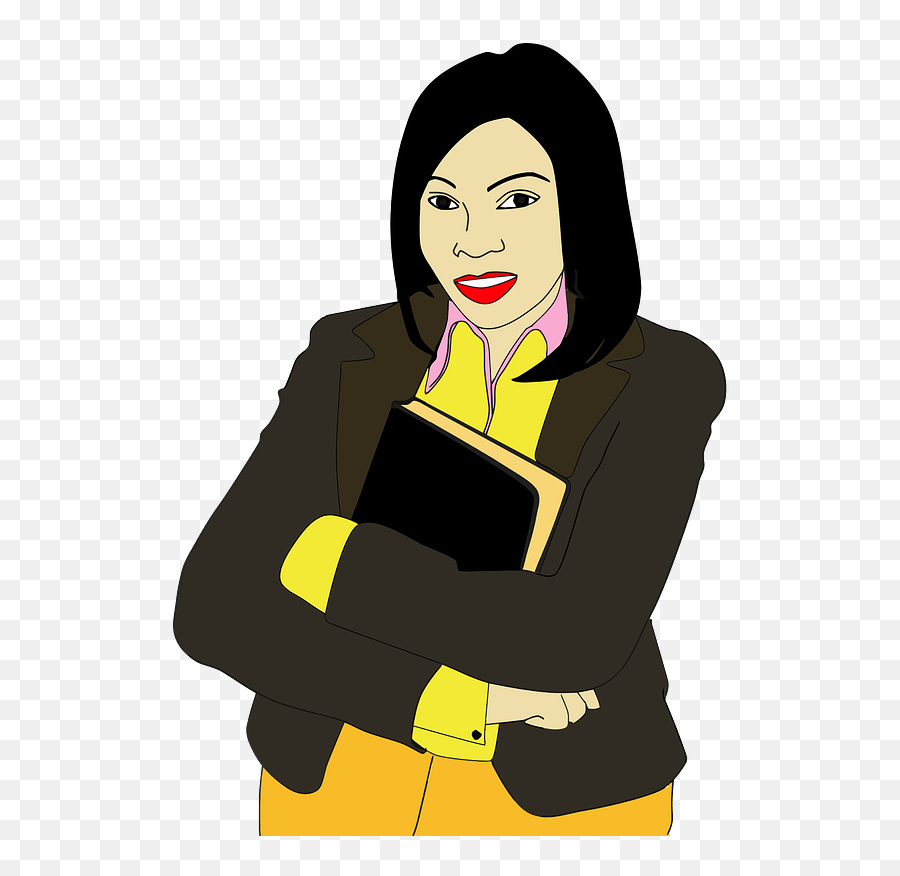 Female Student Portrait Clipart Free Download Transparent - Gambar Kartun Wanita Berjas Emoji,Female Clipart