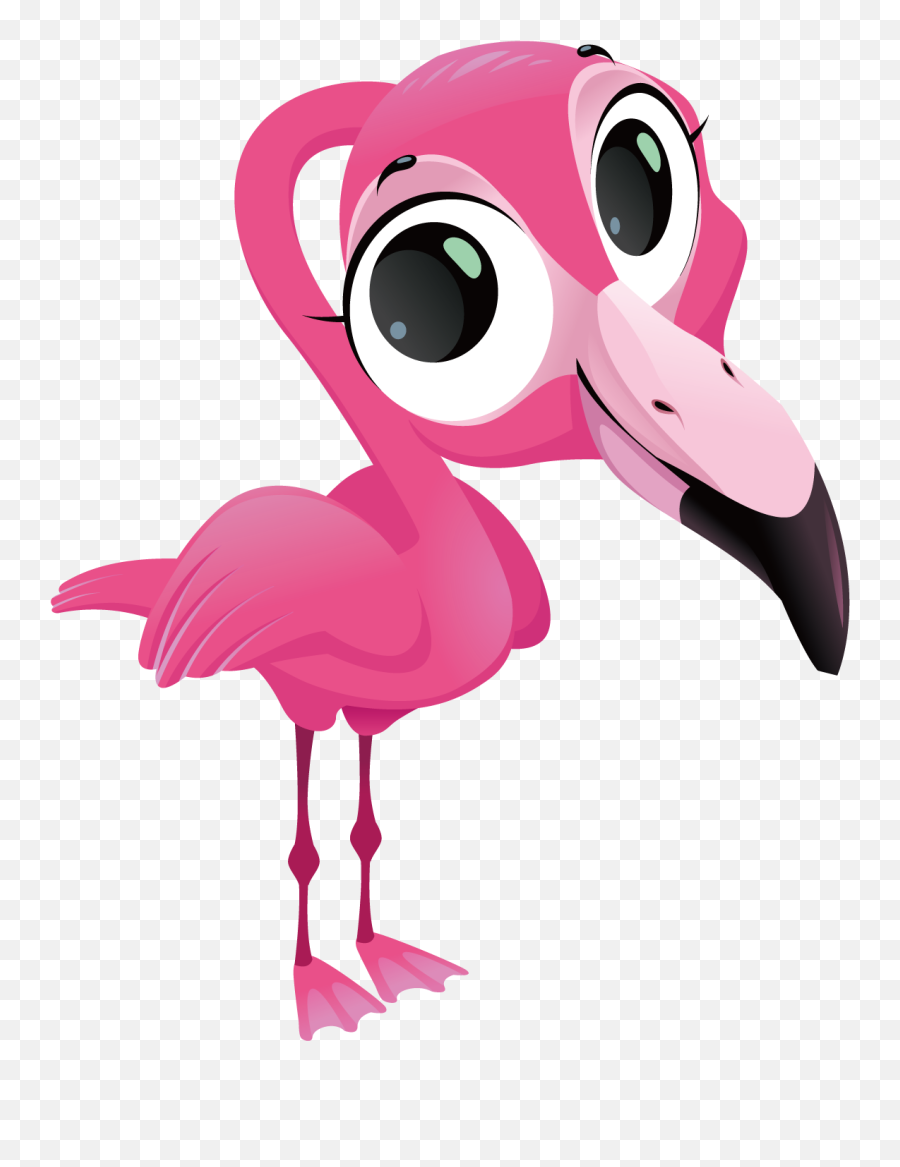 Love Clipart Flamingo Love Flamingo Transparent Free For - Cartoon Clip Art Flamingo Emoji,Flamingo Clipart