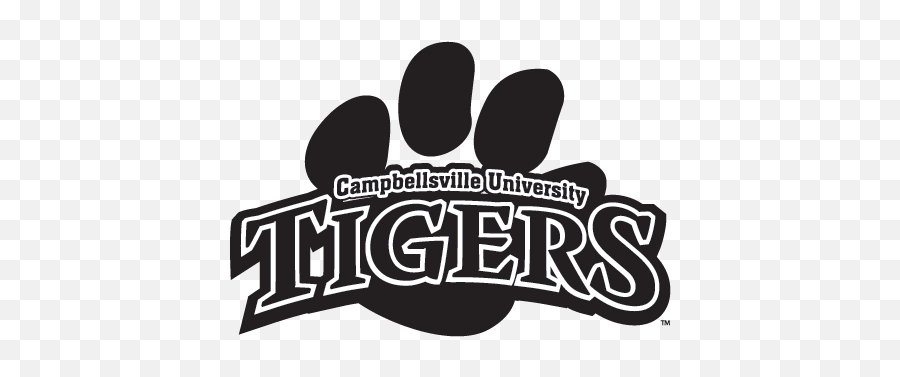 Paw Logo Campbellsville University - Clipart Best Campbellsville University Tiger Paw Emoji,University Clipart