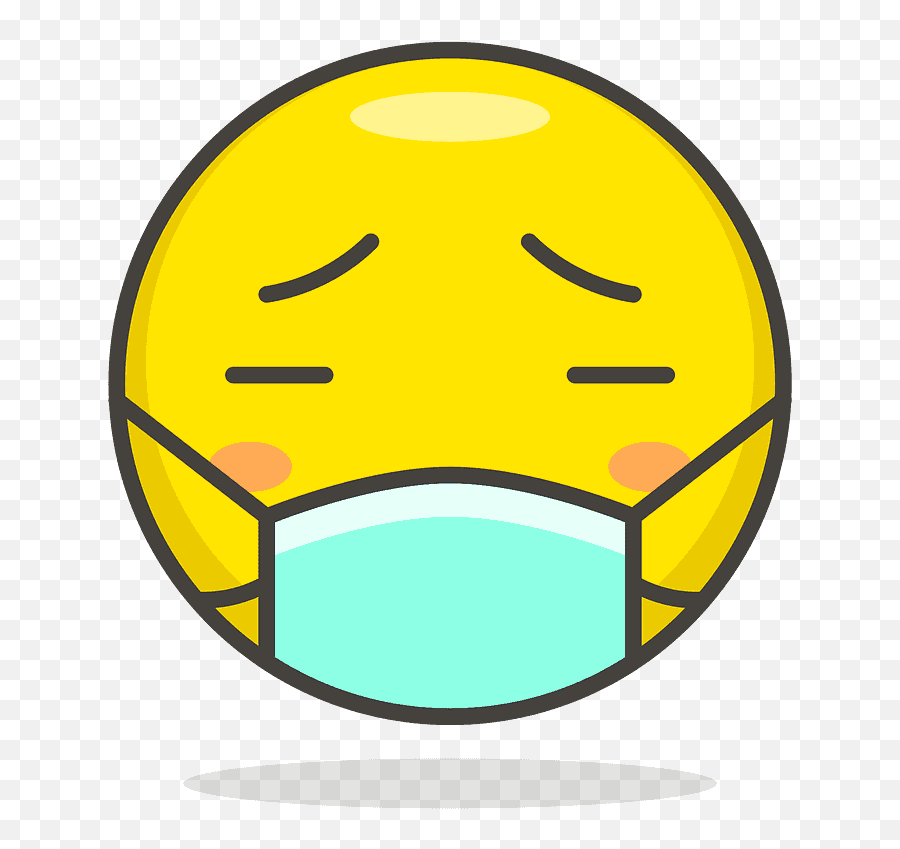 Face With Medical Mask Emoji Clipart Free Download - No Mask No Entry For Print,Free Emoji Clipart