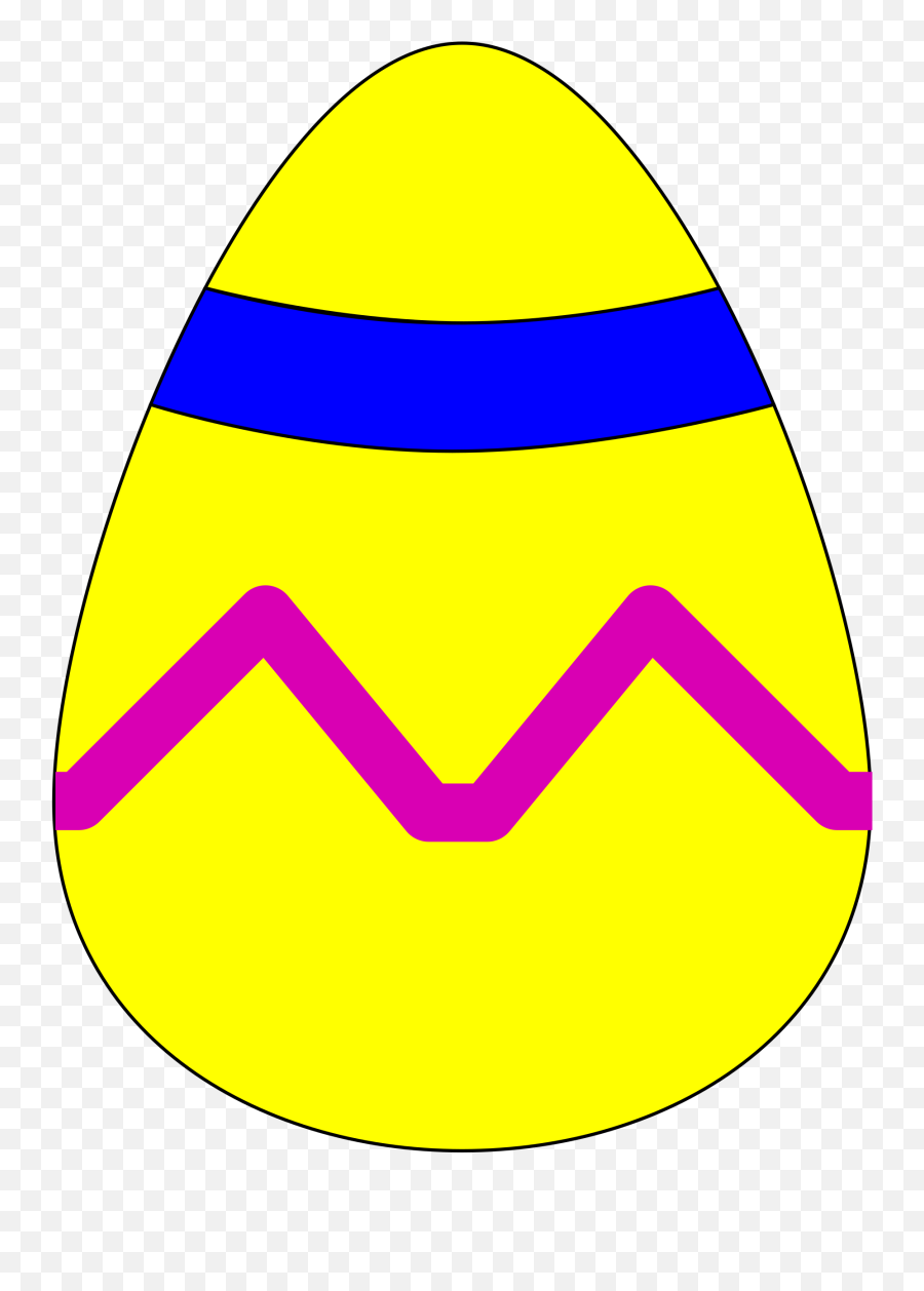 Easter Eggs Clipart Yellow - Easter Egg Clipart No Easter Egg Clipart Emoji,Easter Egg Clipart