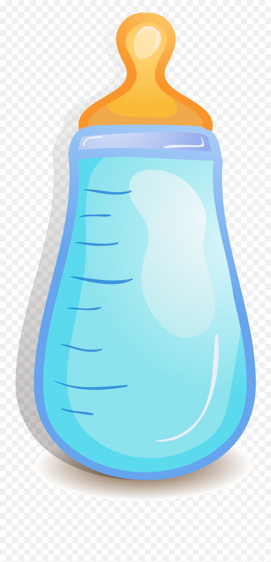 Cartoon Baby Bottle Vector Png Download - Baby Bottle Cartoon No Background Emoji,Baby Bottle Png