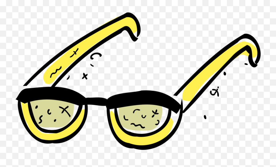 Vector Illustration Of Reading Glasses And Eyeglasses - Happy Emoji,Eyeglasses Clipart