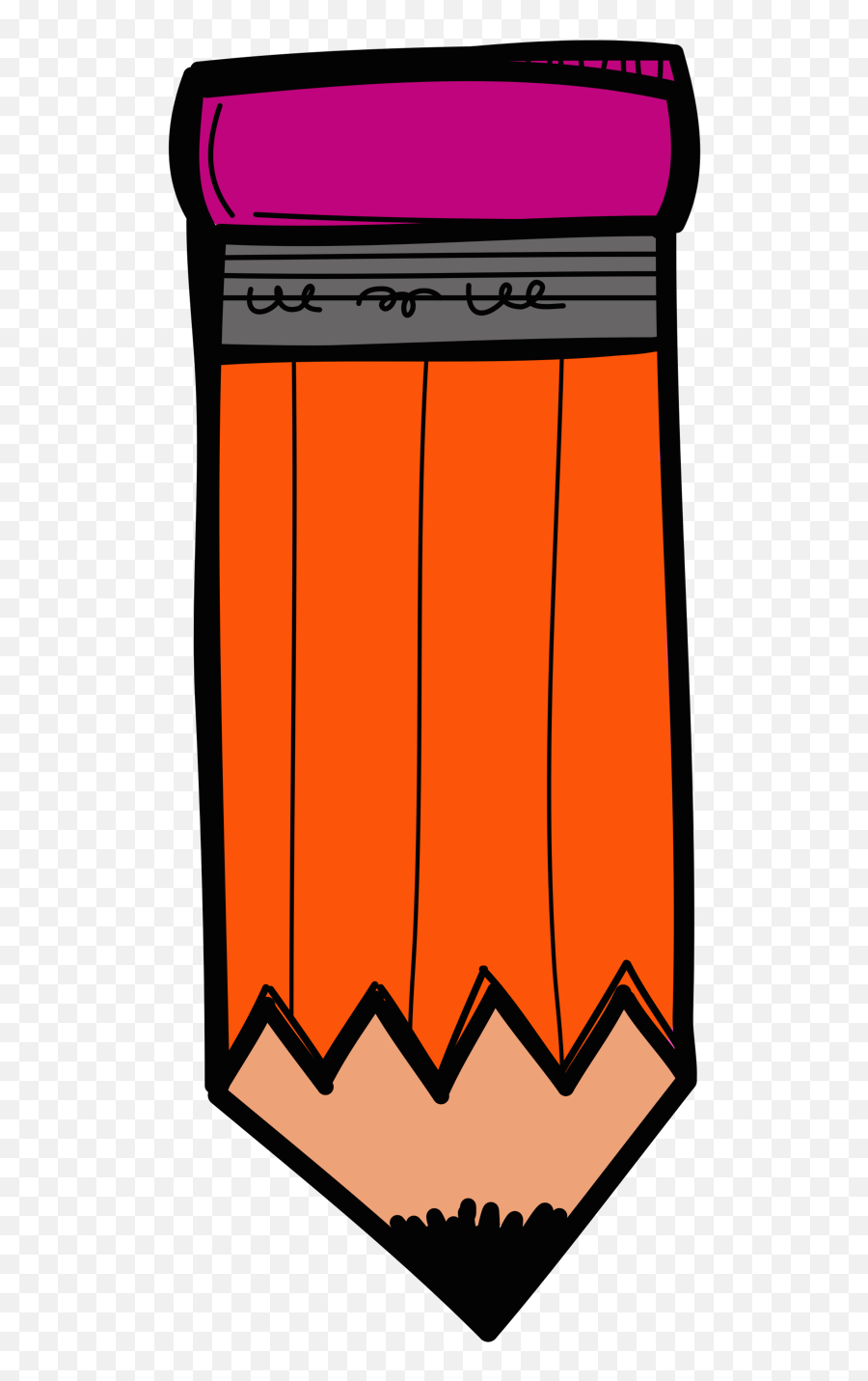 Orange Teacher Clipart School Clipart Clip Art - Transparent Background Cute Pencil Clip Art Emoji,Free School Clipart