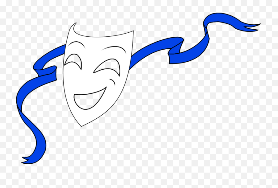 Drama Mask 1 By Pocketdemon On Clipart Library - Draw Image Happy Emoji,One Clipart