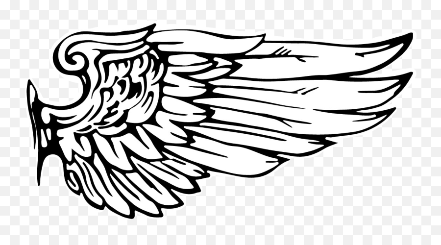Angel Angels Heaven Holy Religion Wing Wings - Automotive Decal Emoji,Angel Wing Clipart