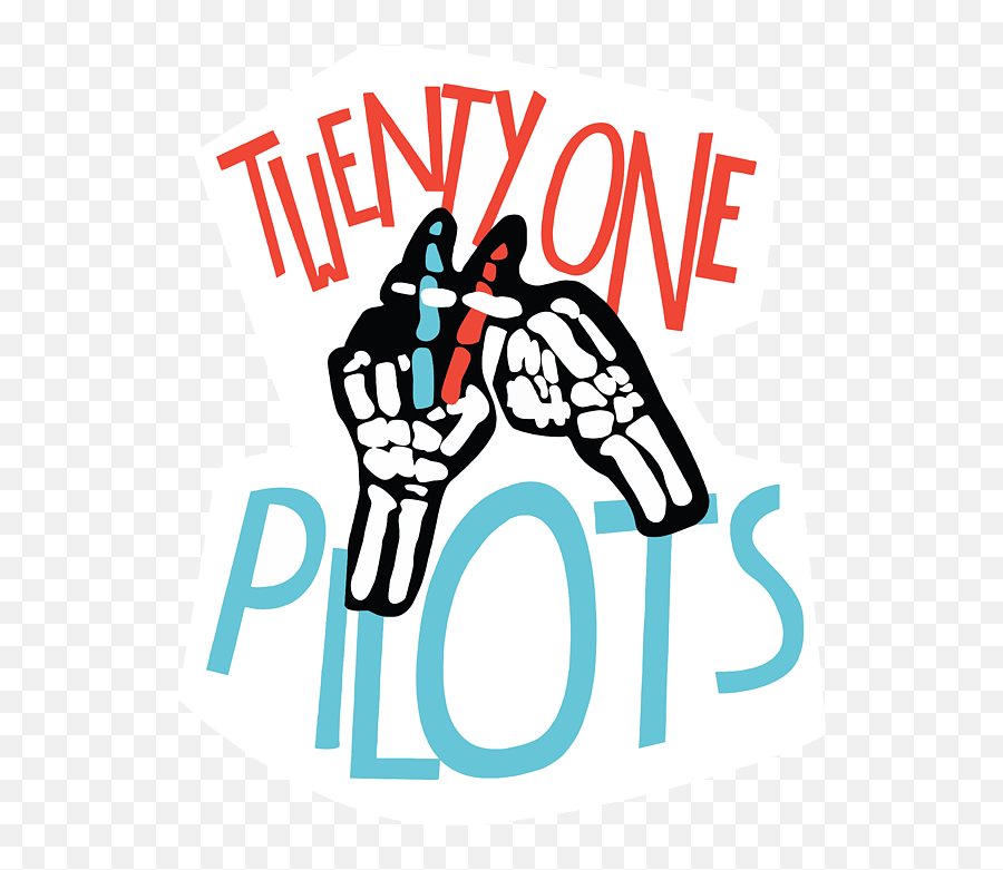 Twenty One Pilots Logo Shower Curtain Emoji,Tøp Logo
