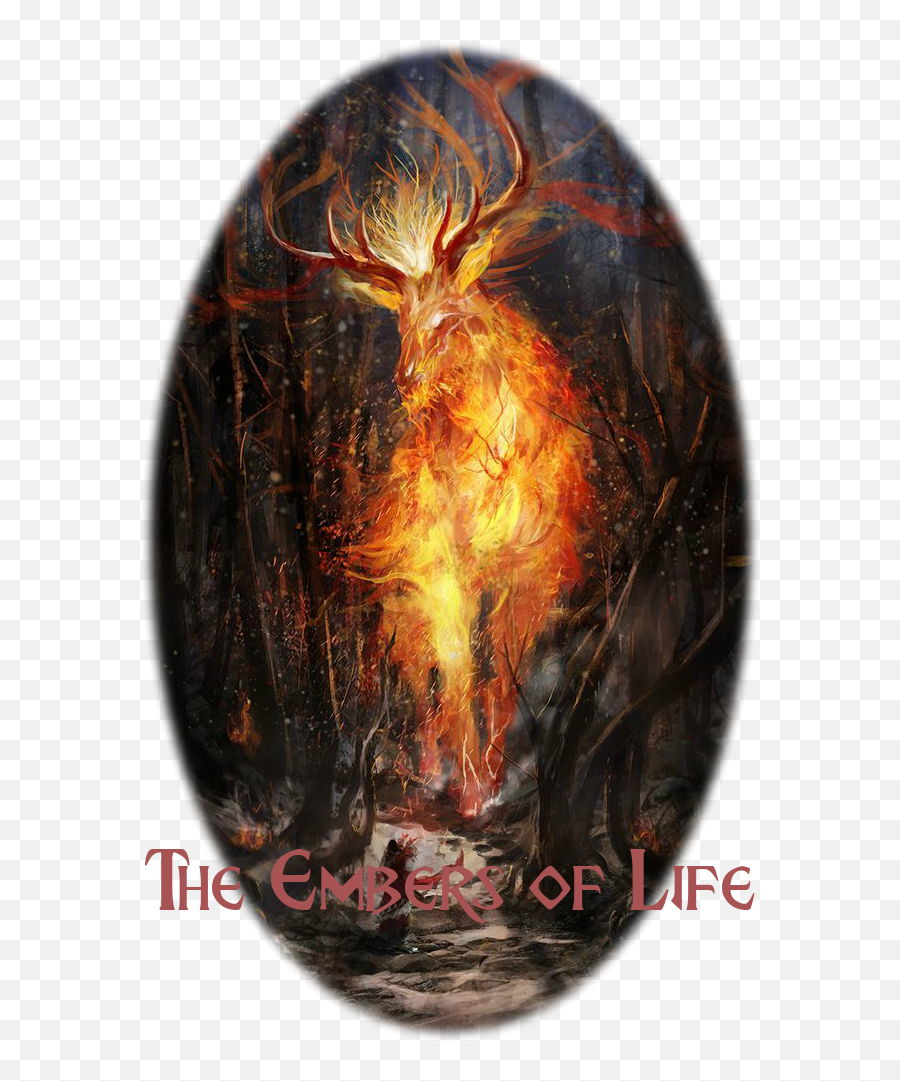 Unknown Shores - Fire Stag Emoji,Fire Embers Png