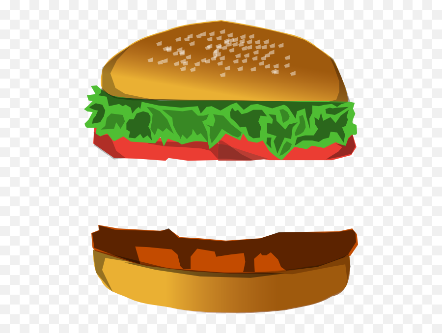 Download Hd Hamburgers Clipart Sandwich Emoji,Bun Clipart
