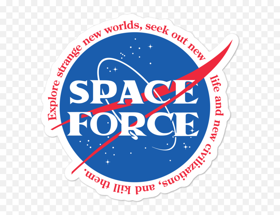 Space Force Stickers - Nasa Emoji,Space Force Logo
