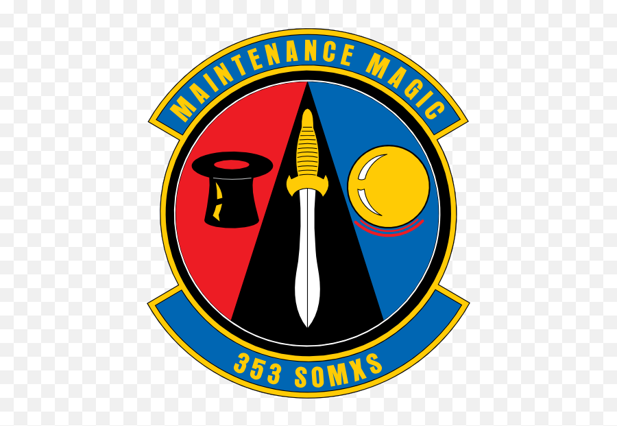 Air Force 353rd Special Operations Maintenance Squadron Sticker Emoji,Magic Kingdom Clipart