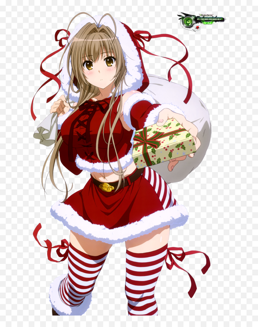 Christmas Anime Png Photos - Amagi Brilliant Park Isuzu Emoji,Anime Png