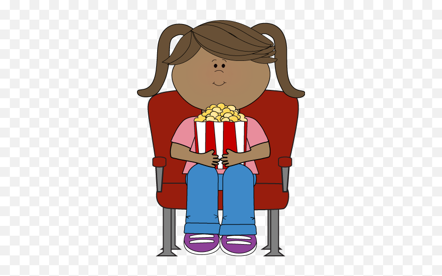 Free Watching Movie Cliparts Download - Watching A Movie Clip Art Emoji,Movie Clipart