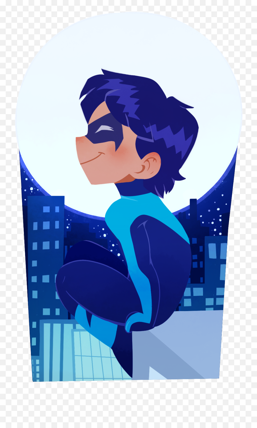 Never Posted Any Nightwing Art Emoji,Nightwing Png