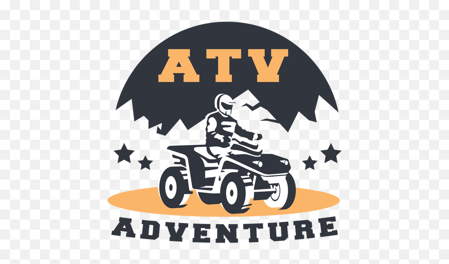 Atv Mountain Adventure Badge - Restaurant Catering Emoji,Atv Png