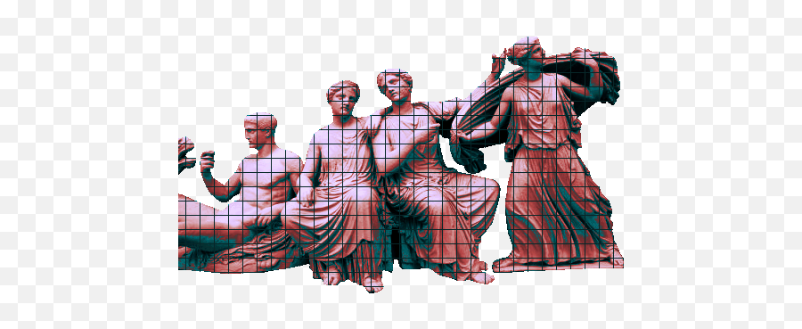 Animated Gif About Gif In Vaporwave - Transparent Vaporwave Statue Gif Emoji,Transparent Vaporwave