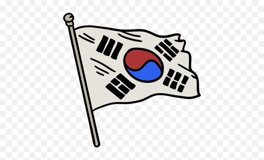 Korean Flag Element - Flag Emoji,Korean Flag Png