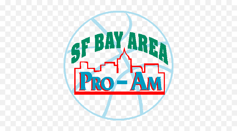 Sf Bay Area Pro - Am San Francisco Pro Am Basketball League Emoji,Mvps Logo