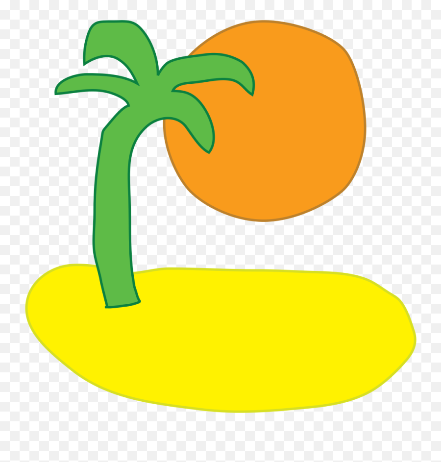 Clipart Island - Fresh Emoji,Island Clipart