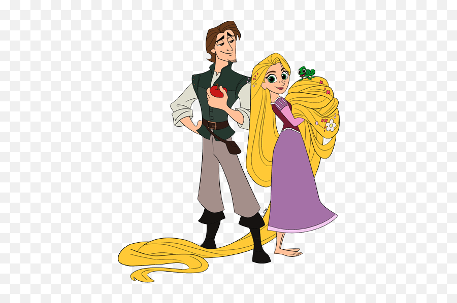 Download Hd Rapunzel Clipart Rapunzel Character - Tangled Emoji,Tangled Clipart