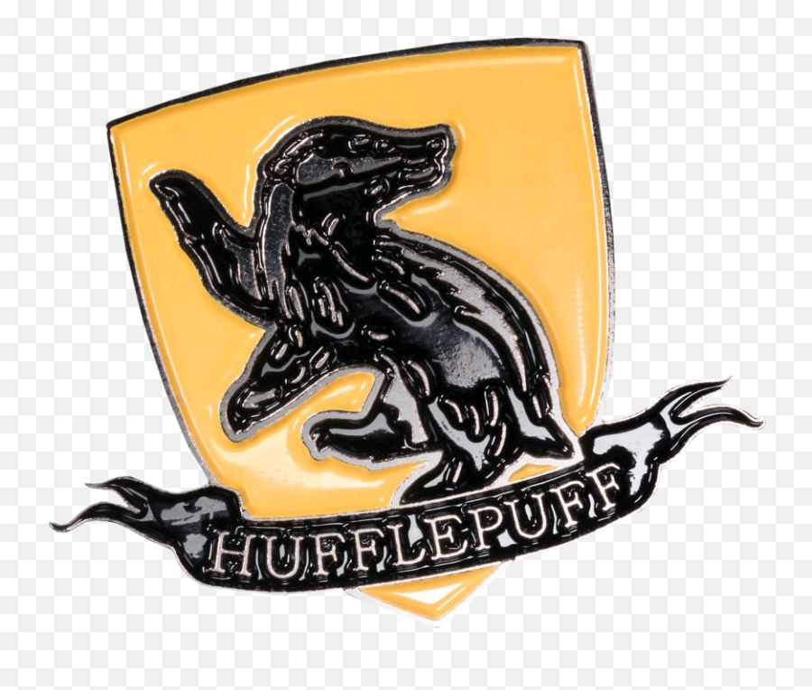 Harry Potter Hufflepuff Logo Enamel Pin - Harry Potter Logo Enamel Pin Emoji,Hufflepuff Logo