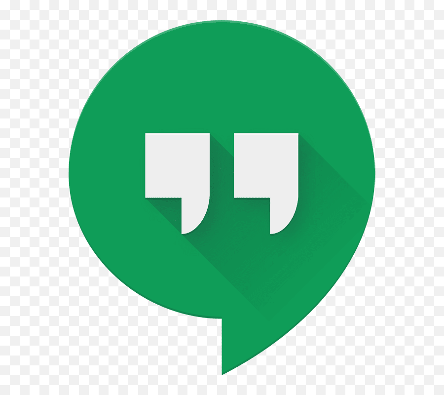 Google Hangouts Logo - Logo Hangouts Png Emoji,Google Logo History