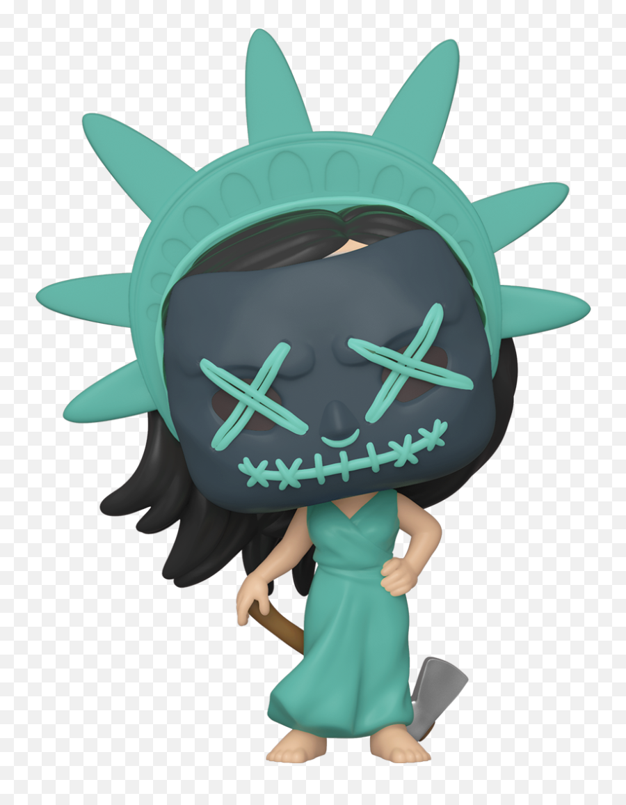 Pop Movies The Purge Lady Liberty Election Year Gamestop - Purge Funko Pop Emoji,Statue Of Liberty Clipart
