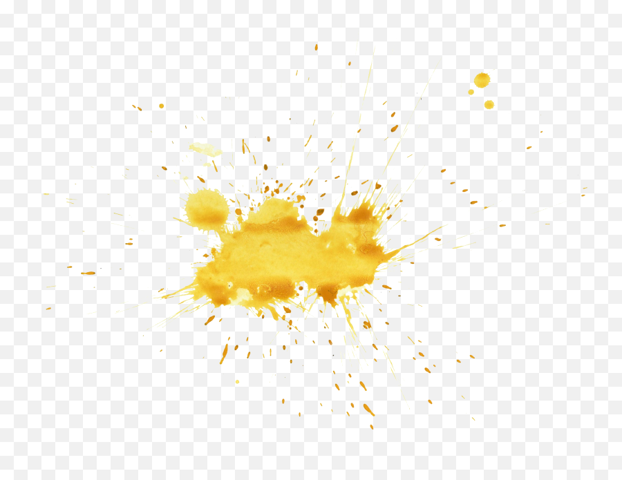 Yellow Paint Splash Clipart Transparent Cartoon - Jingfm Dot Emoji,Splash Clipart