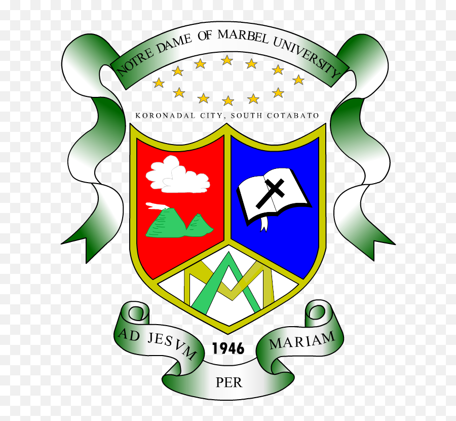 Notre Dame Logo - Notre Dame Of Marbel Logo Transparent Png Logo Transparent Png Logo Notre Dame Of Marbel University Emoji,Notre Dame Logo