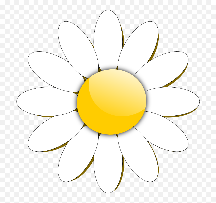Printable Flower Templates Printable - Daisy Clip Art Flowers Emoji,Margarita Clipart