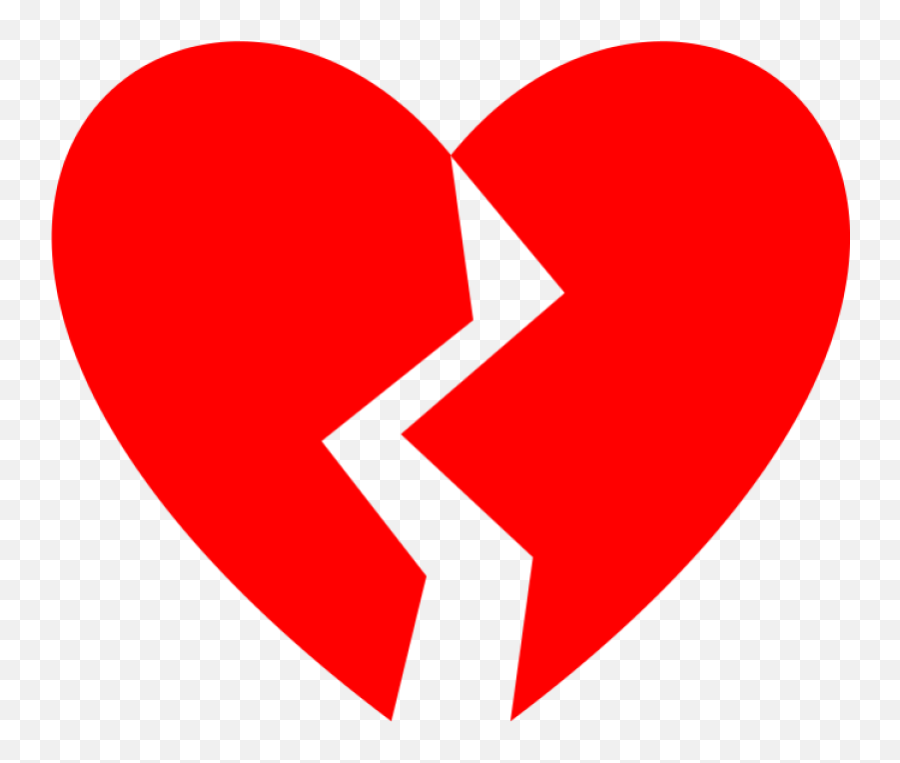 Broken Heart Transparent Png - Big Heart Broken Heart Emoji,Free Heart Clipart