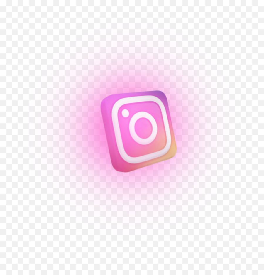 Neon Instagram Sticker By Sam Power - Dot Emoji,Pink Instagram Logo