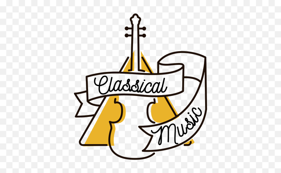 Cello Classical Music Symbol - Classical Music Logo Png Emoji,Music Png