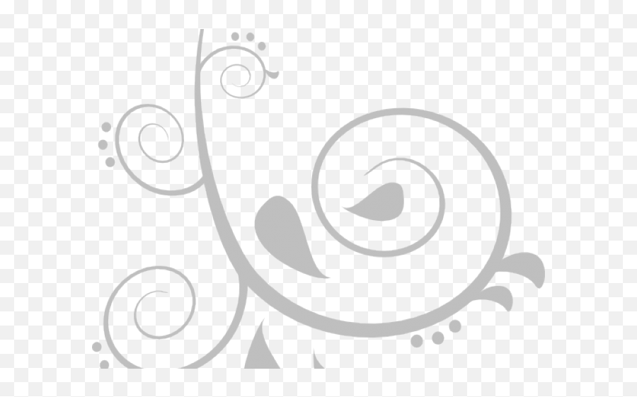 Silver Clipart Swirls - White Swirls Png Transparent Silver Swirls Png Emoji,Swirls Clipart