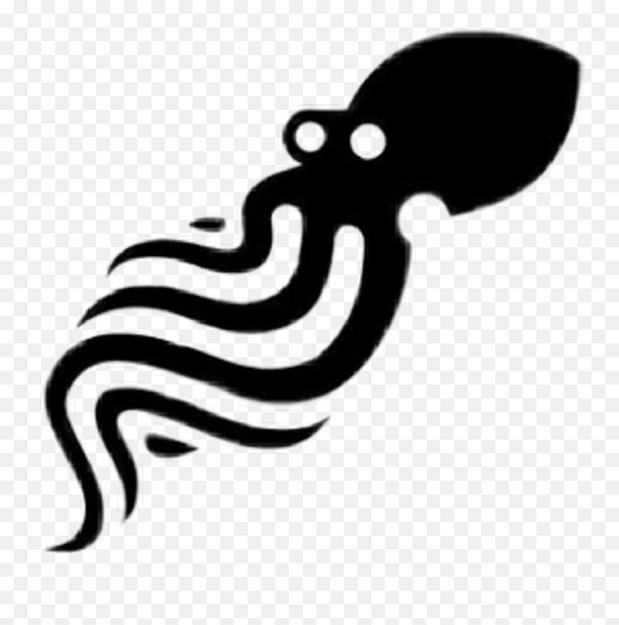 Freetoedit Cute Kawaii Octopus Hydra - Dot Emoji,Minimalist Logo