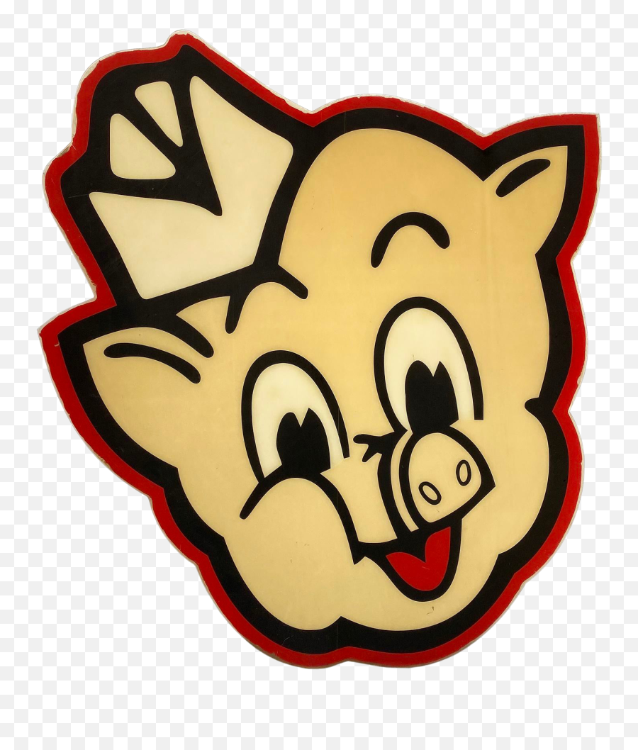 Vintage Piggly Wiggly 5 Ft Reclaimed - Piggly Wiggly Logo Png Emoji,Piggly Wiggly Logo