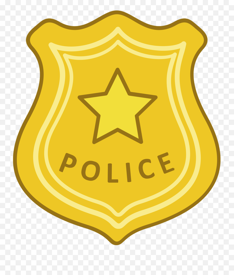 Police Badge Clipart - Transparent Police Badge Clip Art Emoji,Police Badge Clipart